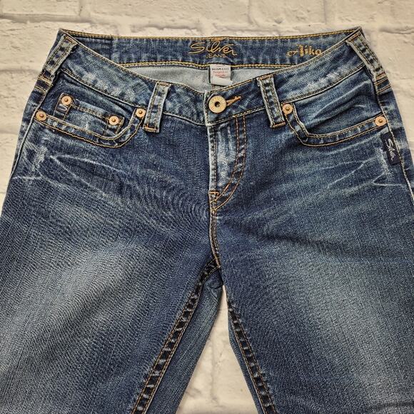 Silver Aiko Distressed Bootcut Jeans size 29 - Picture 10 of 16
